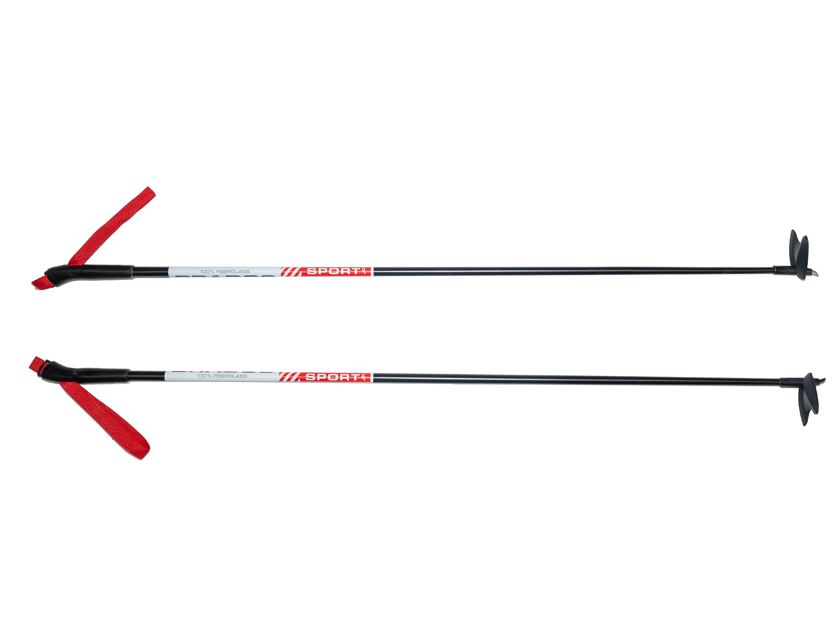 Лыжные палки STC Brados Sport Composite JR Red 100% стекловолокно 120 см