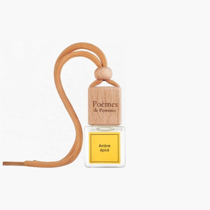 

Автопарфюм Poemes De Provence Ambre Epice, 7 мл, Прозрачный