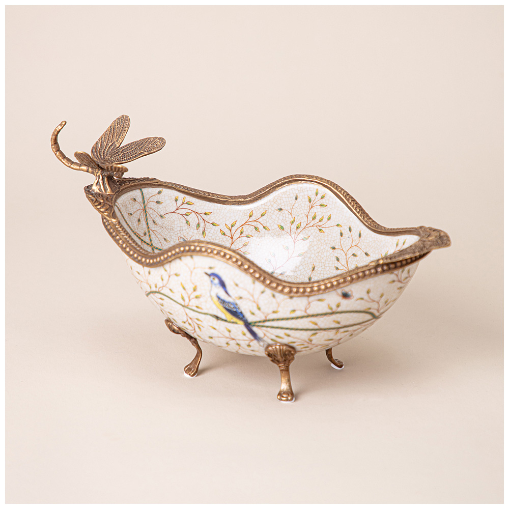 

Сервировочное блюдо Lefard Grace черный 30x20 см из стекла