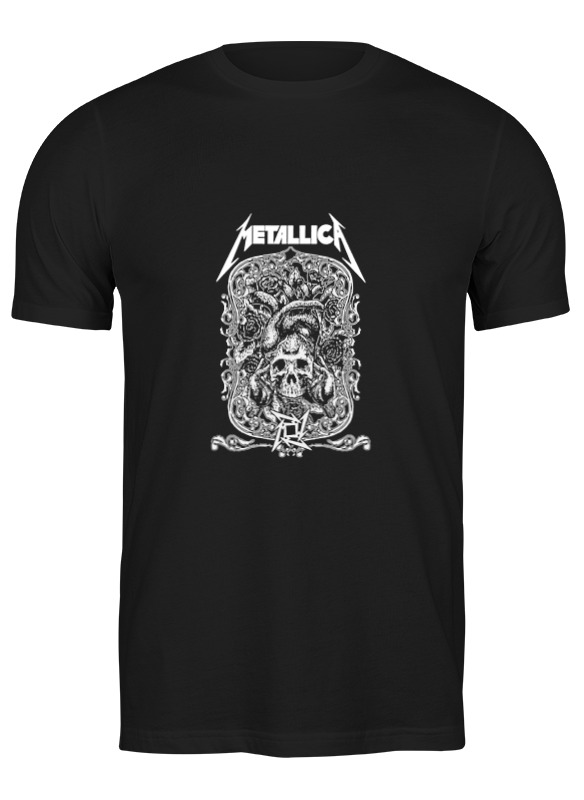 

Футболка мужская Printio Metallica черная L, Черный, Metallica