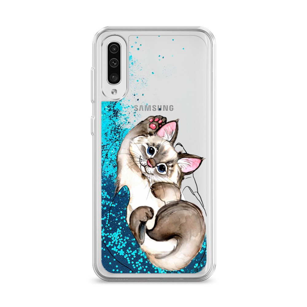 

Чехол Awog на Samsung Galaxy A50/A30S "Котенок в ладошках", Разноцветный, 27793-1