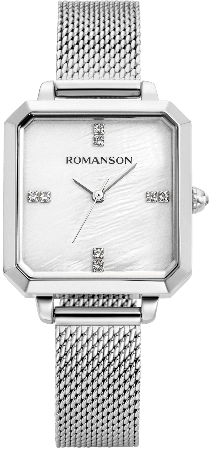 фото Наручные часы женские romanson rm0b14llw(wh)