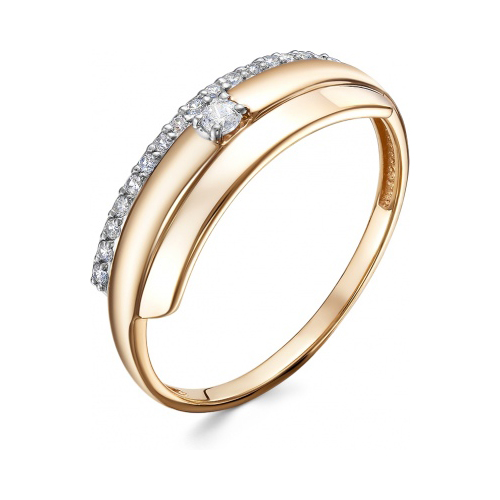 

Кольцо из красного золота с фианитом р. 18 Гранат 1.10.11.0831.00-3830, 1.10.11.0831.00-3830