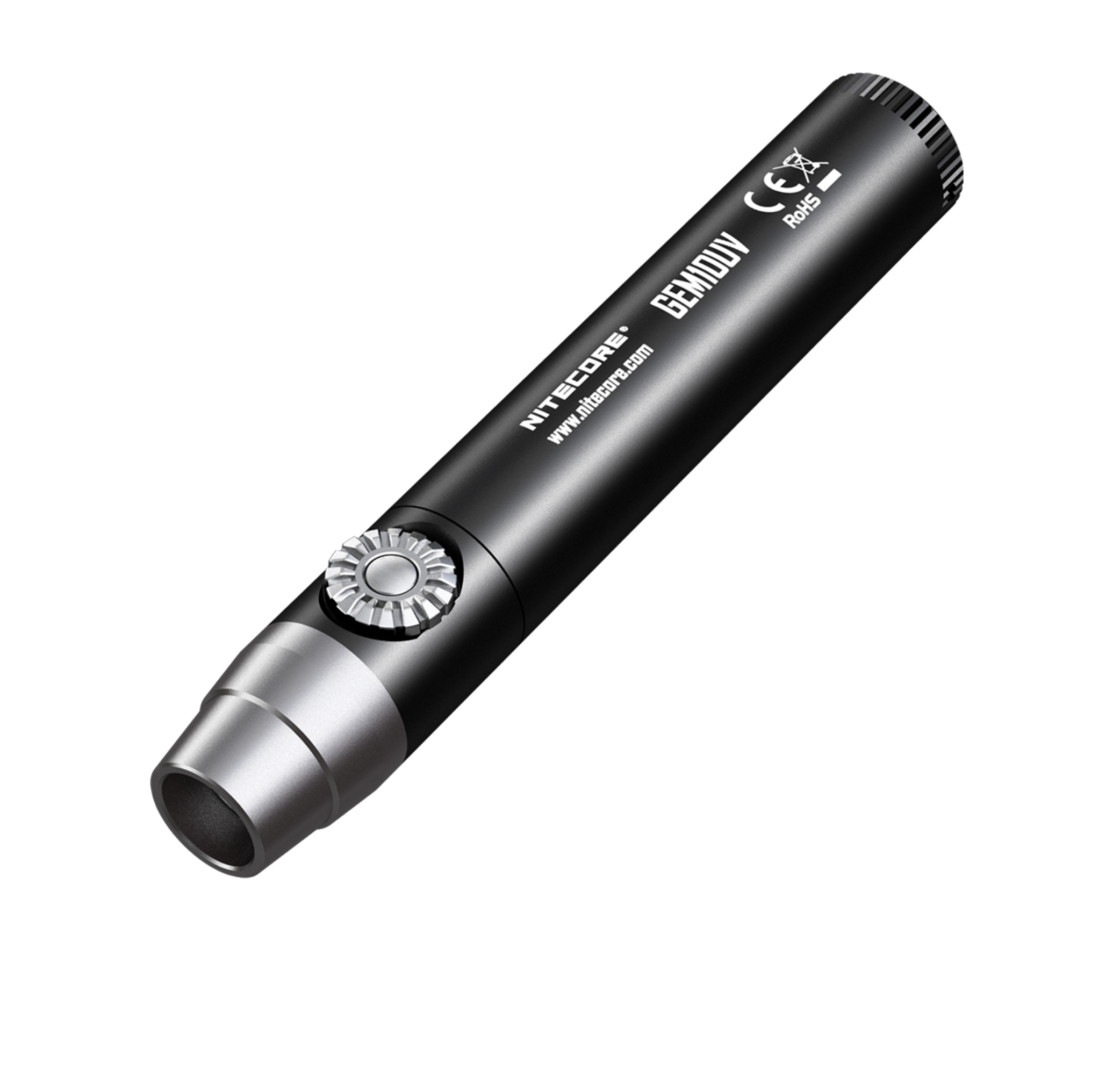 

Ультрафиолетовый фонарь Nitecore GEM10UV, 18650, Nichia 233A, 2 режима, 365 нМ, 3000 мВ, Черный, GEM10UV