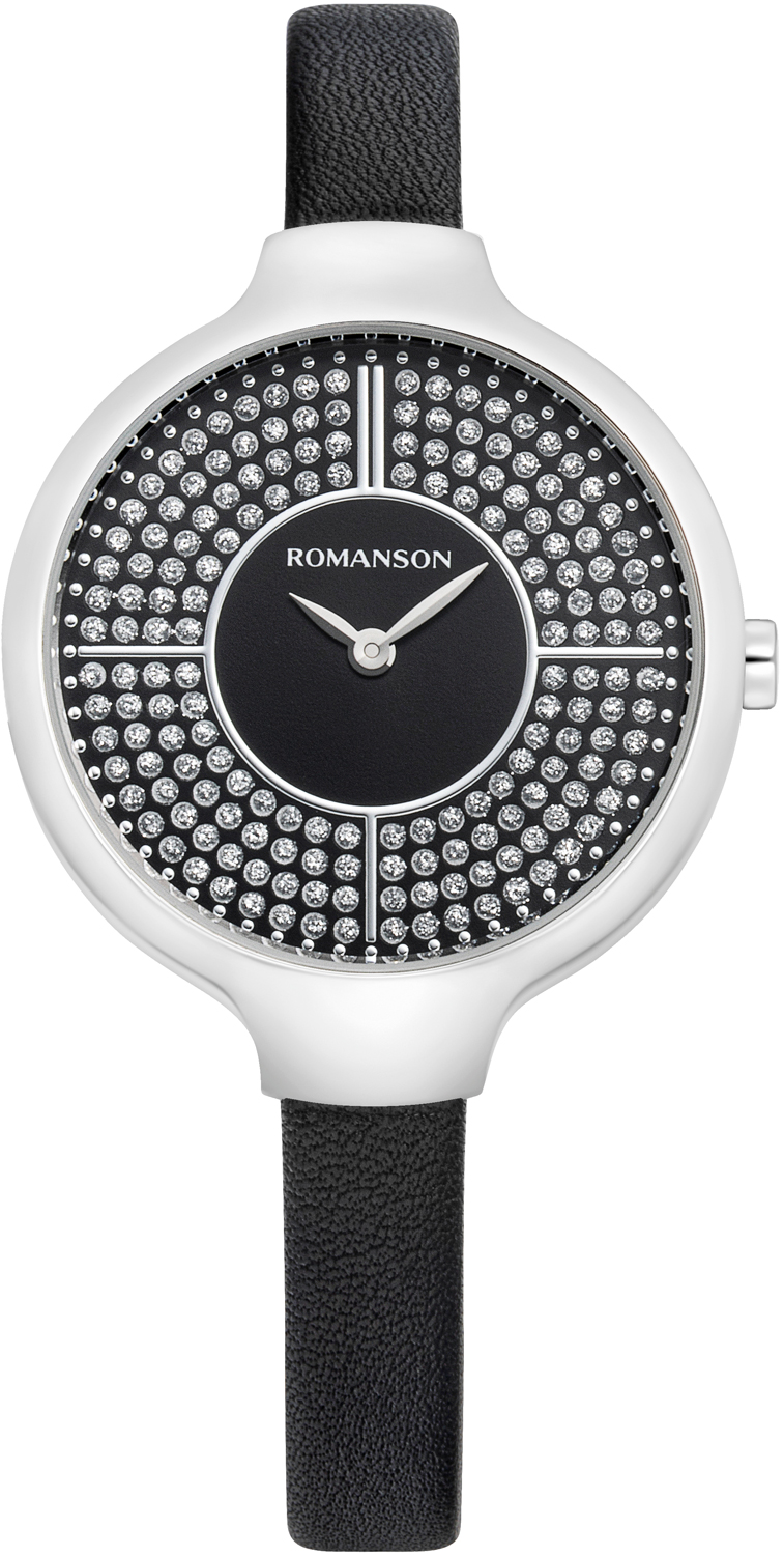 фото Наручные часы женские romanson rl0b13llw(bk)