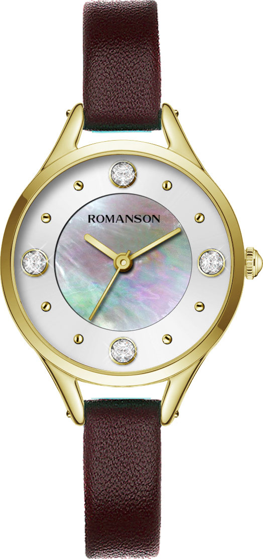 фото Наручные часы женские romanson rl0b04llg(wh)