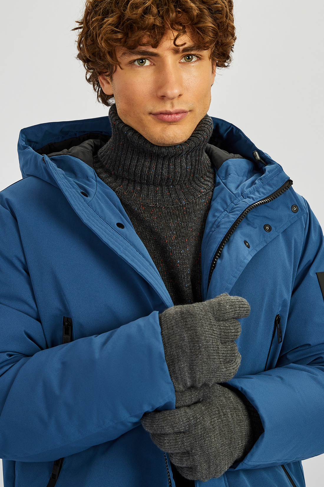

Перчатки мужские Baon B8622501 marengo melange, One Size, B8622501