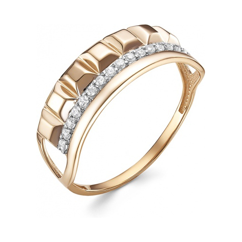 

Кольцо из красного золота с фианитом р. 17,5 Гранат 1.10.11.0831.00-3770, 1.10.11.0831.00-3770