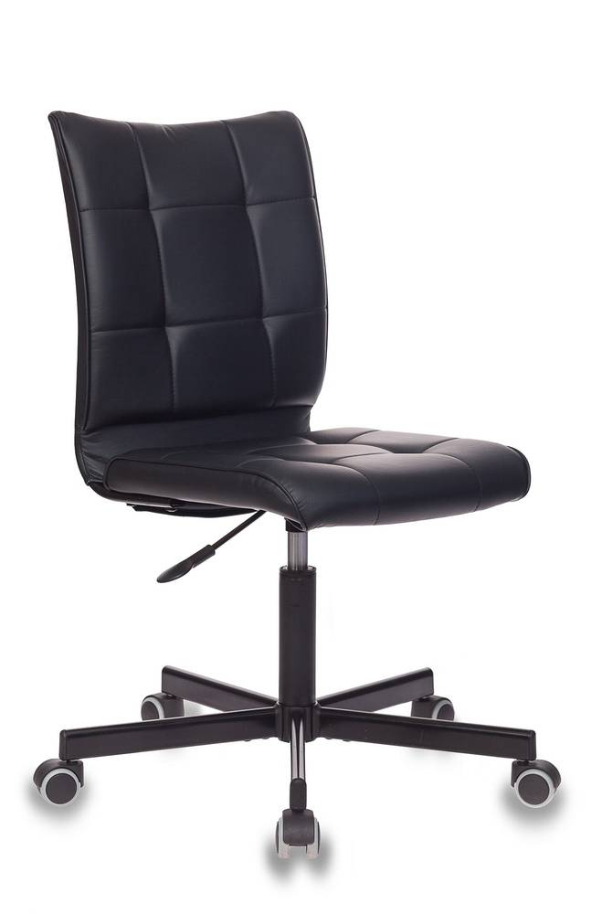 фото Кресло бюрократ ch-330m/black без подлокотников искусственная кожа крестовина металл stool group