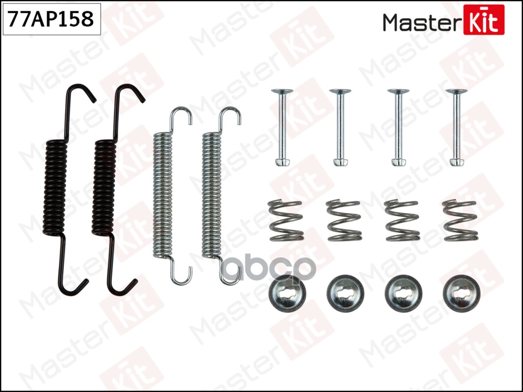 

Комплект Установочный Тормозных Колодок Kia 77asp214 MasterKit арт. 77AP158