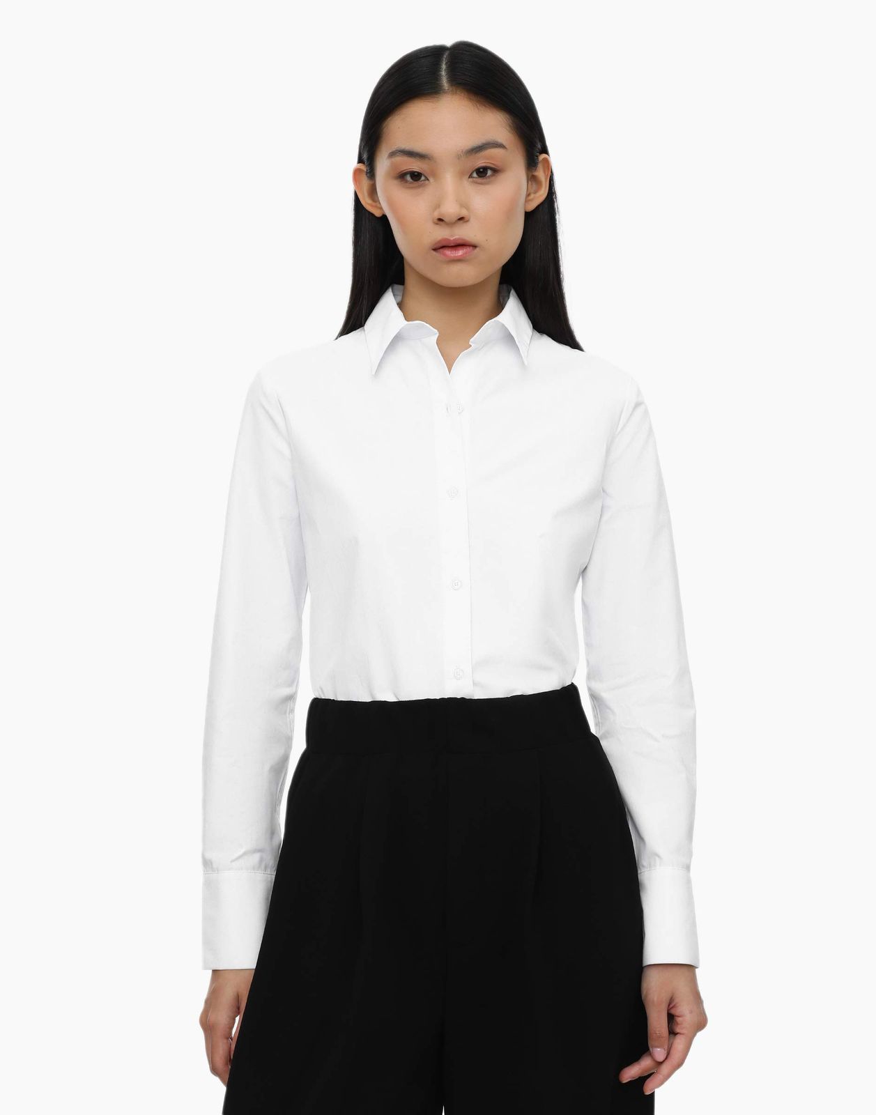 

Лонгслив женский Gloria Jeans GSU001157 белый L (48-50), GSU001157