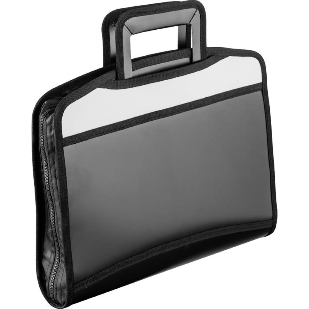 

Папка-портфель Attache черный, серая вставка, с выдвижными ручками 331731