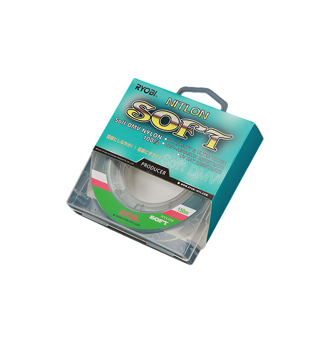 

Лескa для рыбалки RYОBI NITLON SOFT 150m 0,265mm gray-03, Серый, Nitlon Fierce
