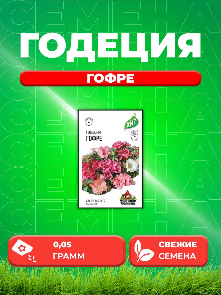 

Семена Годеция Гофре, смесь, 0,05 г, Удачные , х3