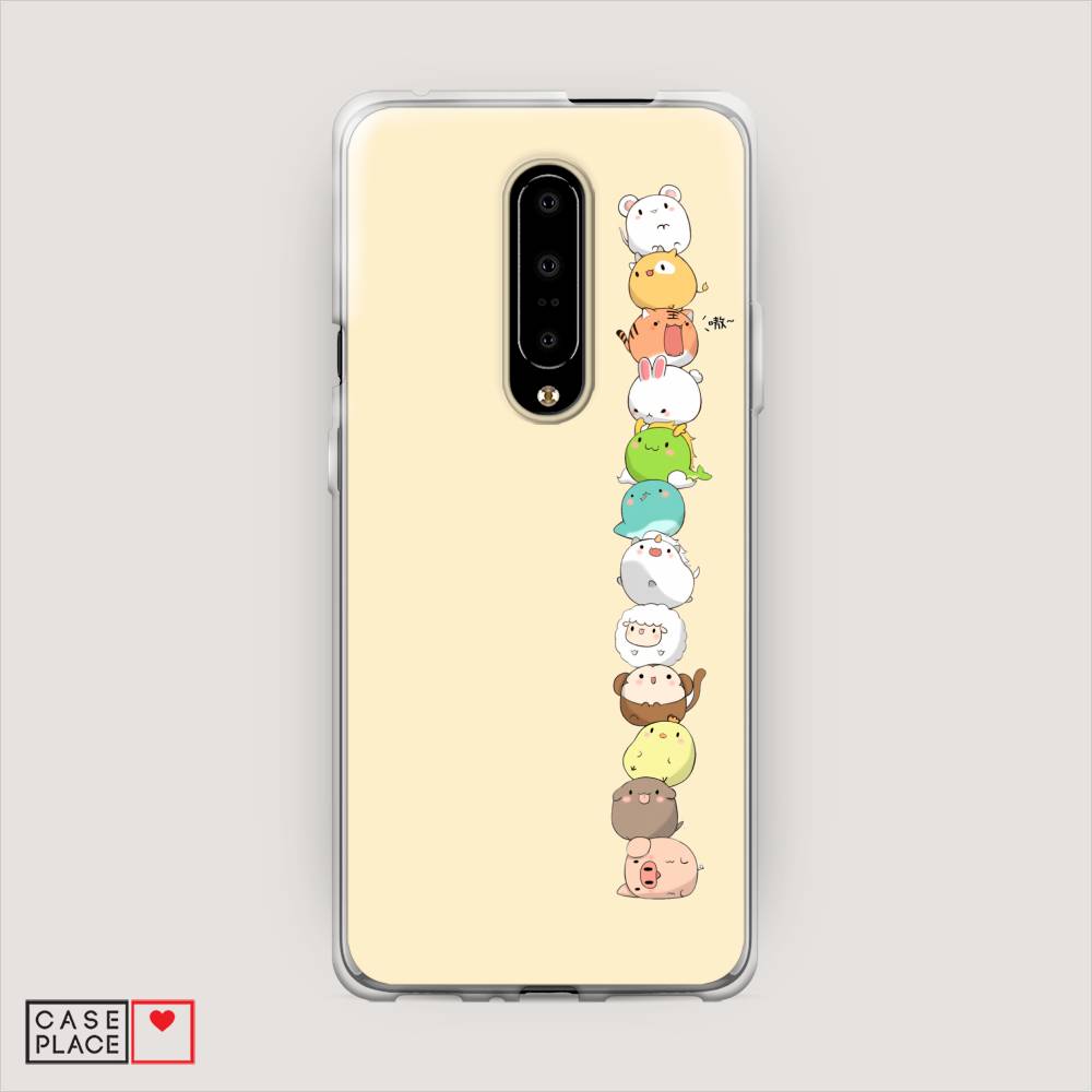 

Чехол Awog на OnePlus 7 Pro / ВанПлас 7 Pro "Питомцы Чиби", Желтый, 150850-2