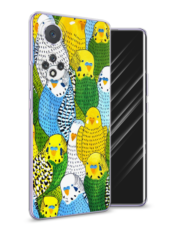 

Чехол Awog на Huawei Nova 9 "Попугаи", Желтый;зеленый;голубой, 6106150-1