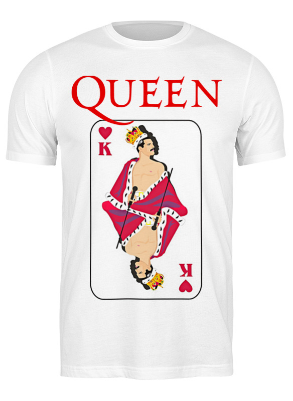 фото Футболка мужская printio freddie mercury - queen белая 3xl