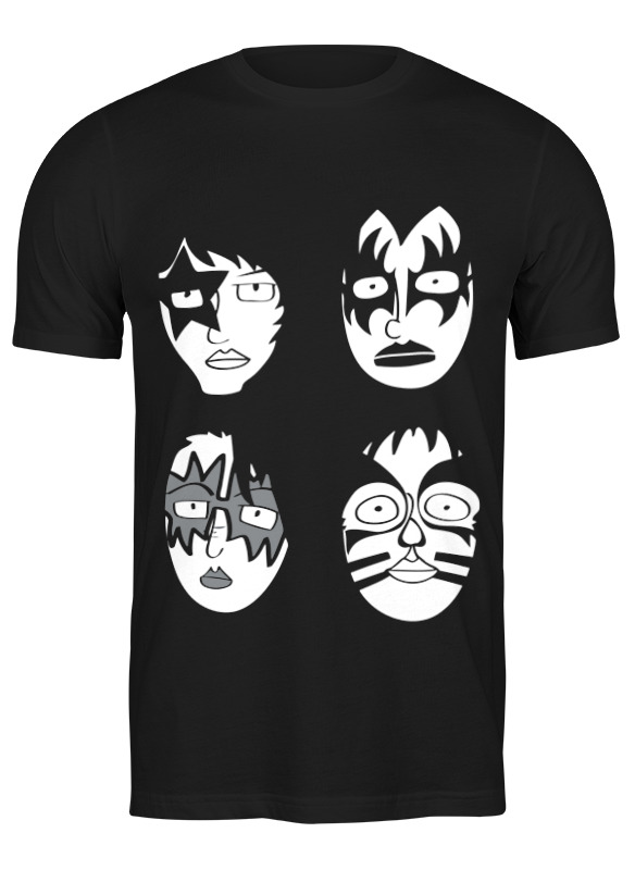 

Футболка мужская Printio Kiss (кисс) черная 3XL, Черный, Kiss (кисс)
