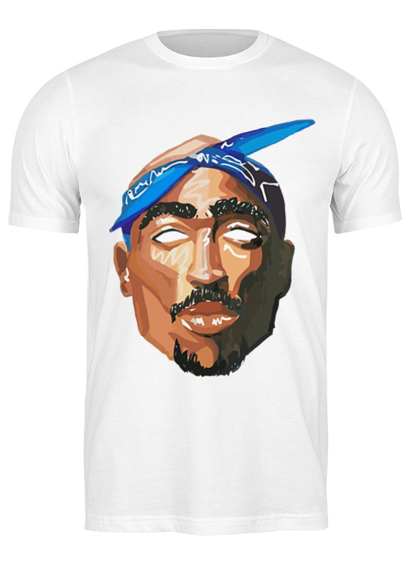 

Футболка мужская Printio Тупак (2pac) белая 3XL, Белый, Тупак (2pac)