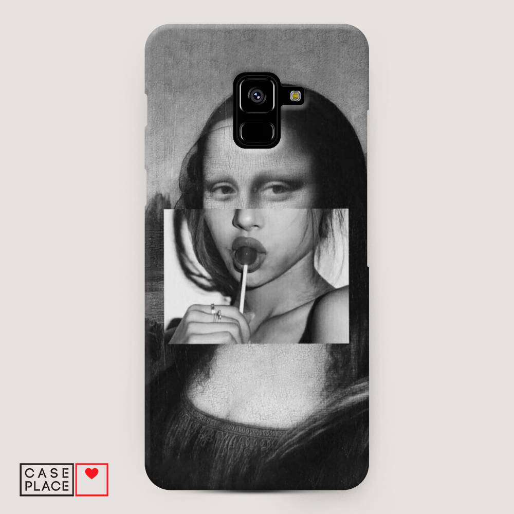 

Чехол Awog "Mona Lisa sucking lollipop" для Samsung Galaxy A8 +