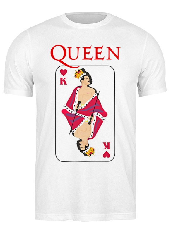 фото Футболка мужская printio freddie mercury - queen белая 3xl