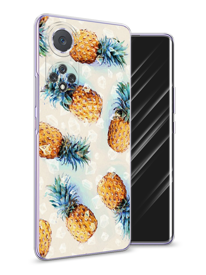 

Чехол Awog на Huawei Nova 9 "Ананасы", Бежевый, 6106150-3
