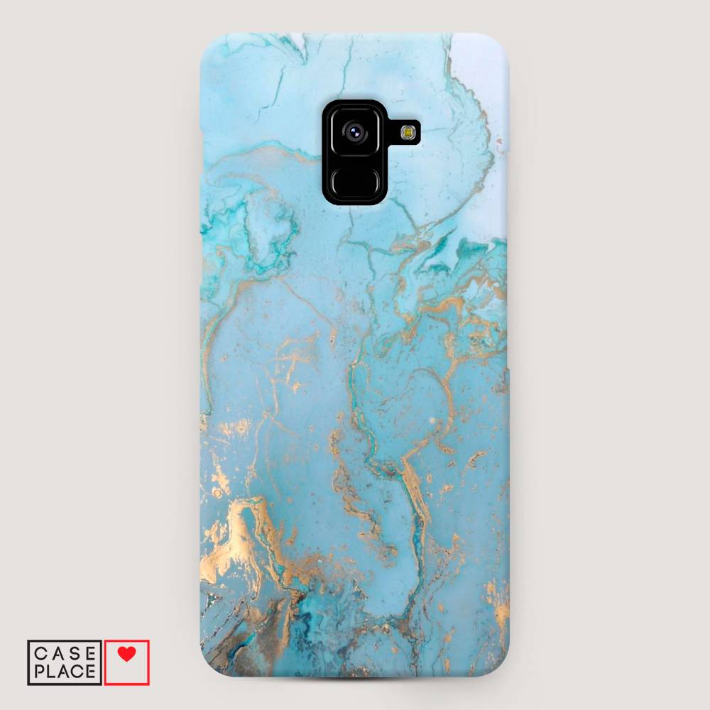 

Чехол Awog "Голубой мрамор рисунок" для Samsung Galaxy A8 +