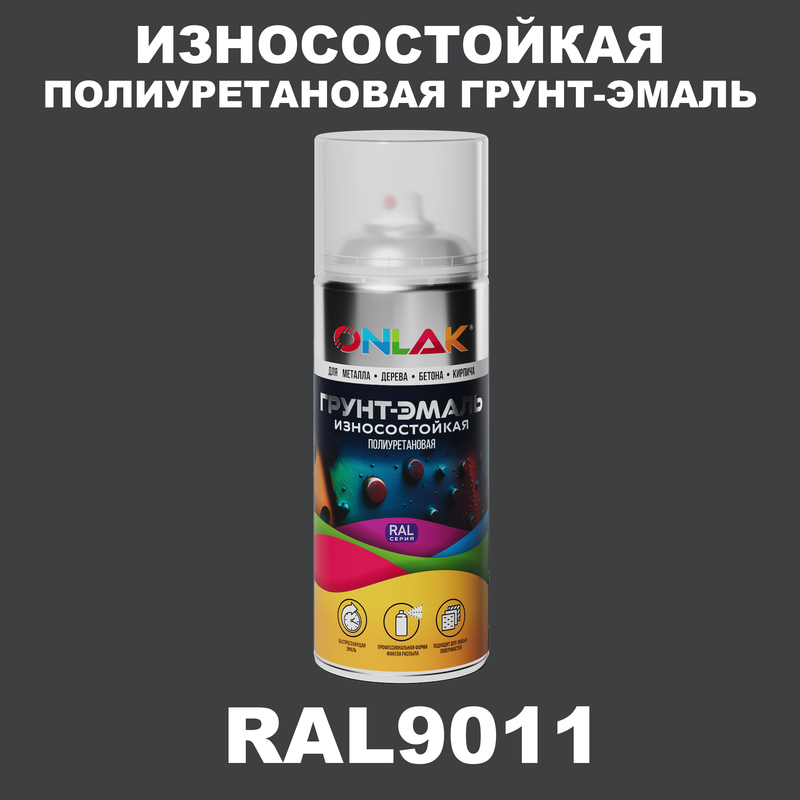 

Грунт-эмаль полиуретановая ONLAK RAL9011, Белый, RAL-PUPM-SPREY