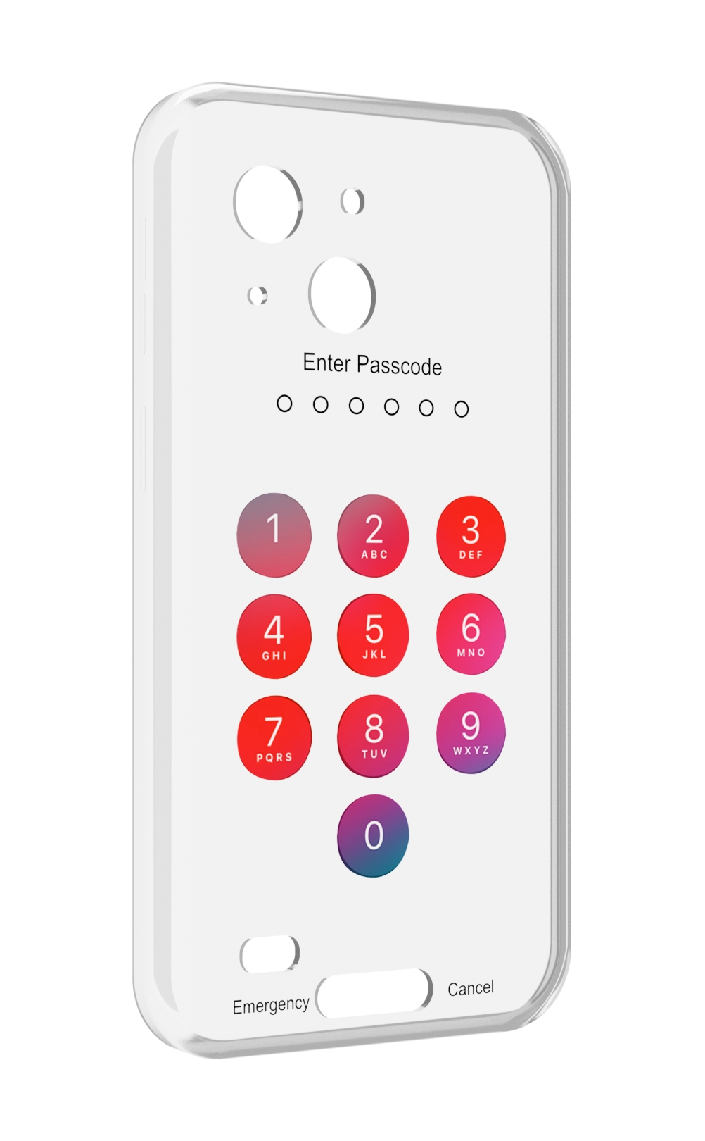 

Чехол MyPads введите-пароль для Oukitel WP20 / WP20 Pro, Прозрачный, Tocco