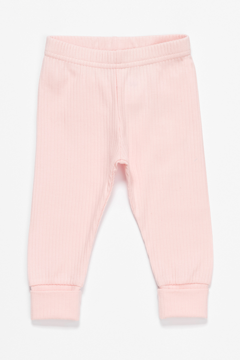 фото Хлопковые брюки с подворотами artie abr-688d розовый 110
