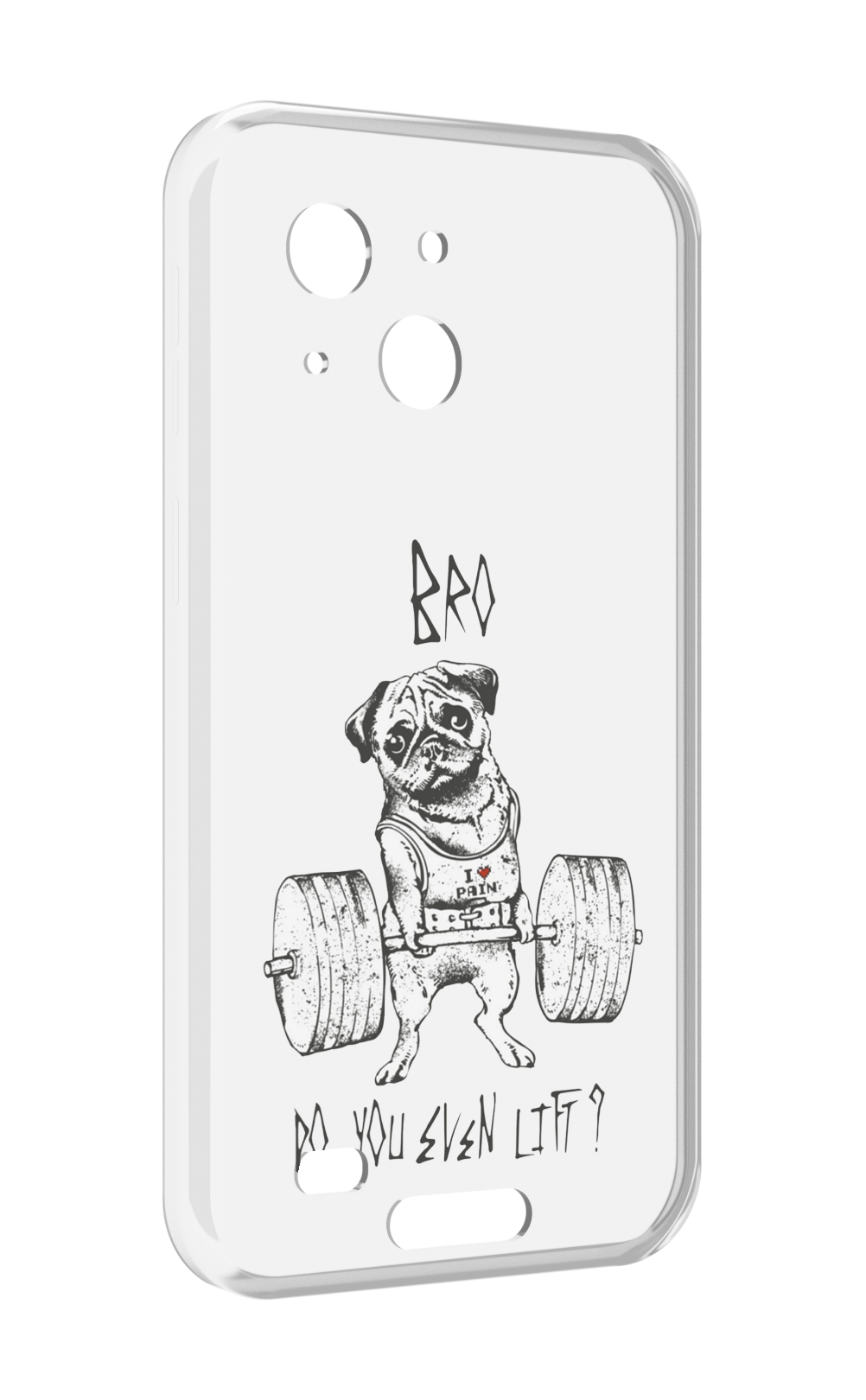 

Чехол MyPads брат ты подкачался мужской для Oukitel WP20 / WP20 Pro, Прозрачный, Tocco