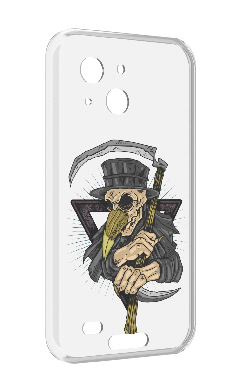 

Чехол MyPads борец-с-чумой для Oukitel WP20 / WP20 Pro, Прозрачный, Tocco