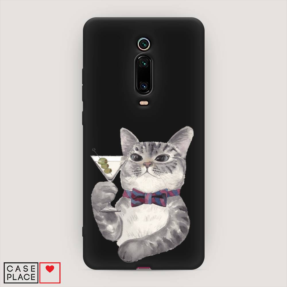 

Матовый силиконовый чехол "Кот джентльмен" на Xiaomi Mi 9T Pro, Кот джентльмен
