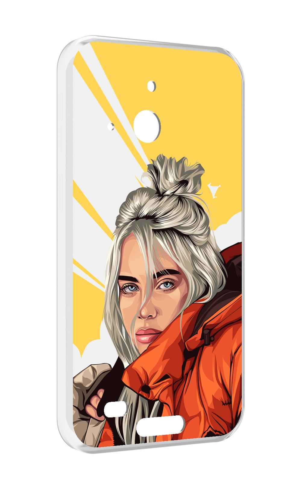 

Чехол MyPads билли-айлиш-в-куртке для Oukitel WP20 / WP20 Pro, Прозрачный, Tocco