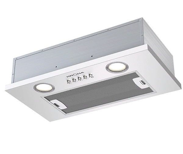 

Вытяжка встраиваемая Krona Sintia 600 White PB, Белый, 4260286898968