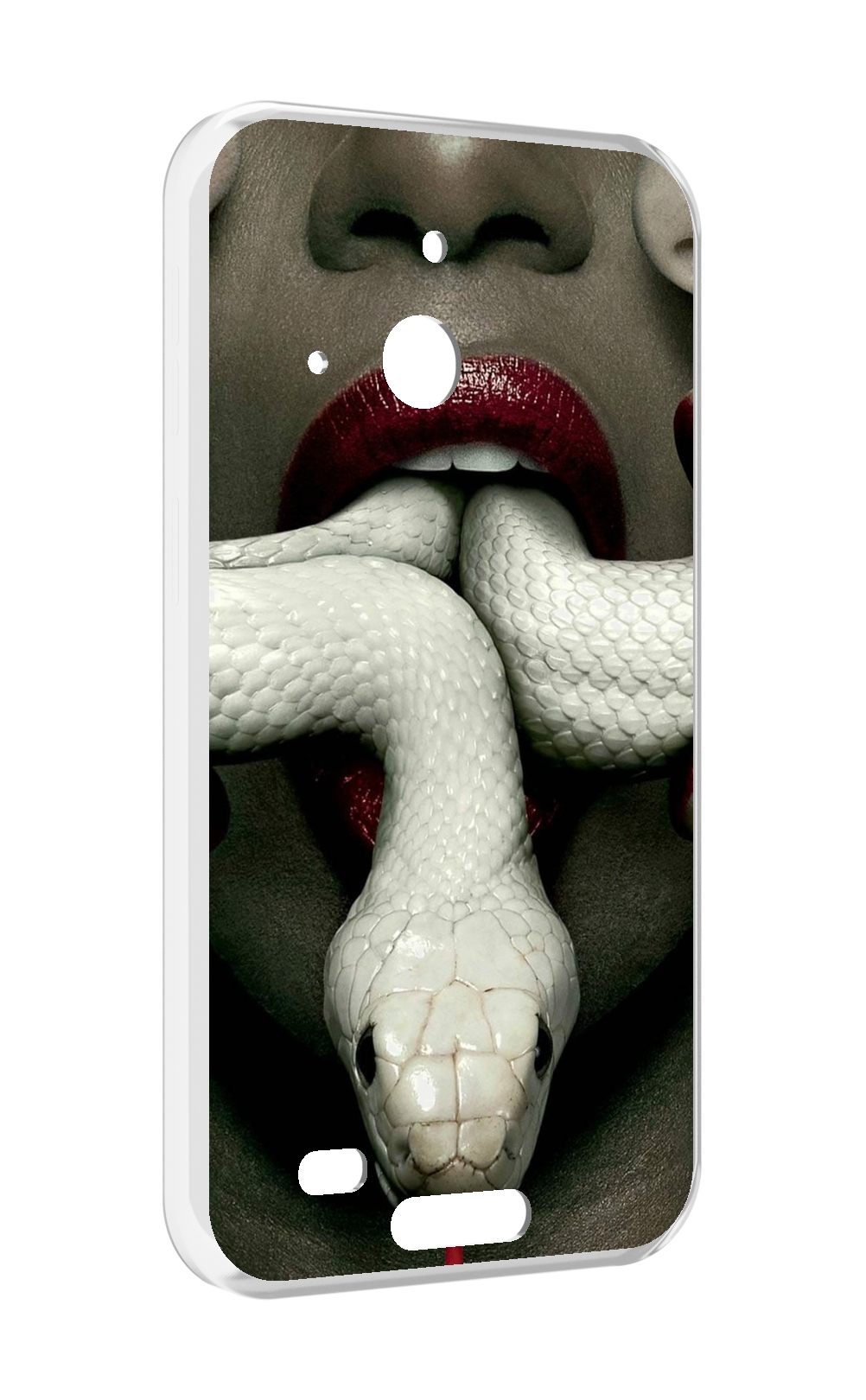 

Чехол MyPads белая-змея для Oukitel WP20 / WP20 Pro, Прозрачный, Tocco