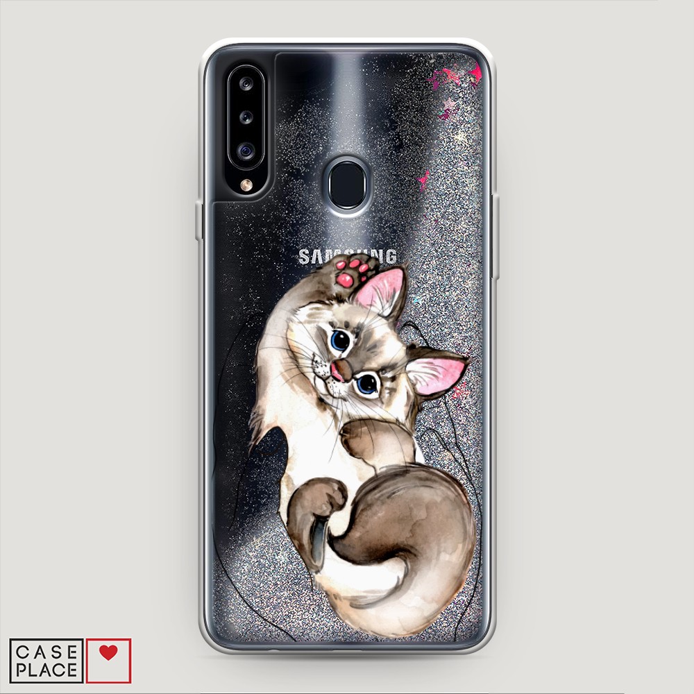 

Чехол Awog на Samsung Galaxy A20s / Самсунг A20s "Котенок в ладошках", 2100891-1