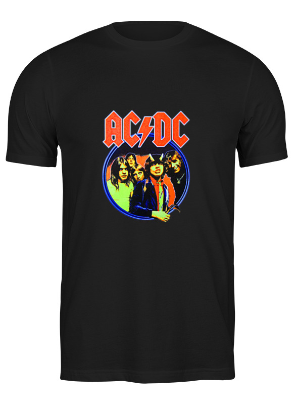 

Футболка мужская Printio Ac/dc черная L, Ac/dc