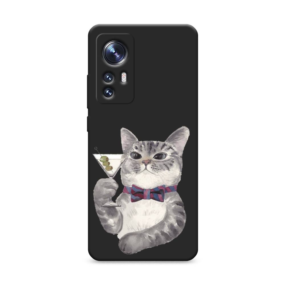 

Матовый силиконовый чехол "Кот джентльмен" на Xiaomi 12X, Кот джентльмен
