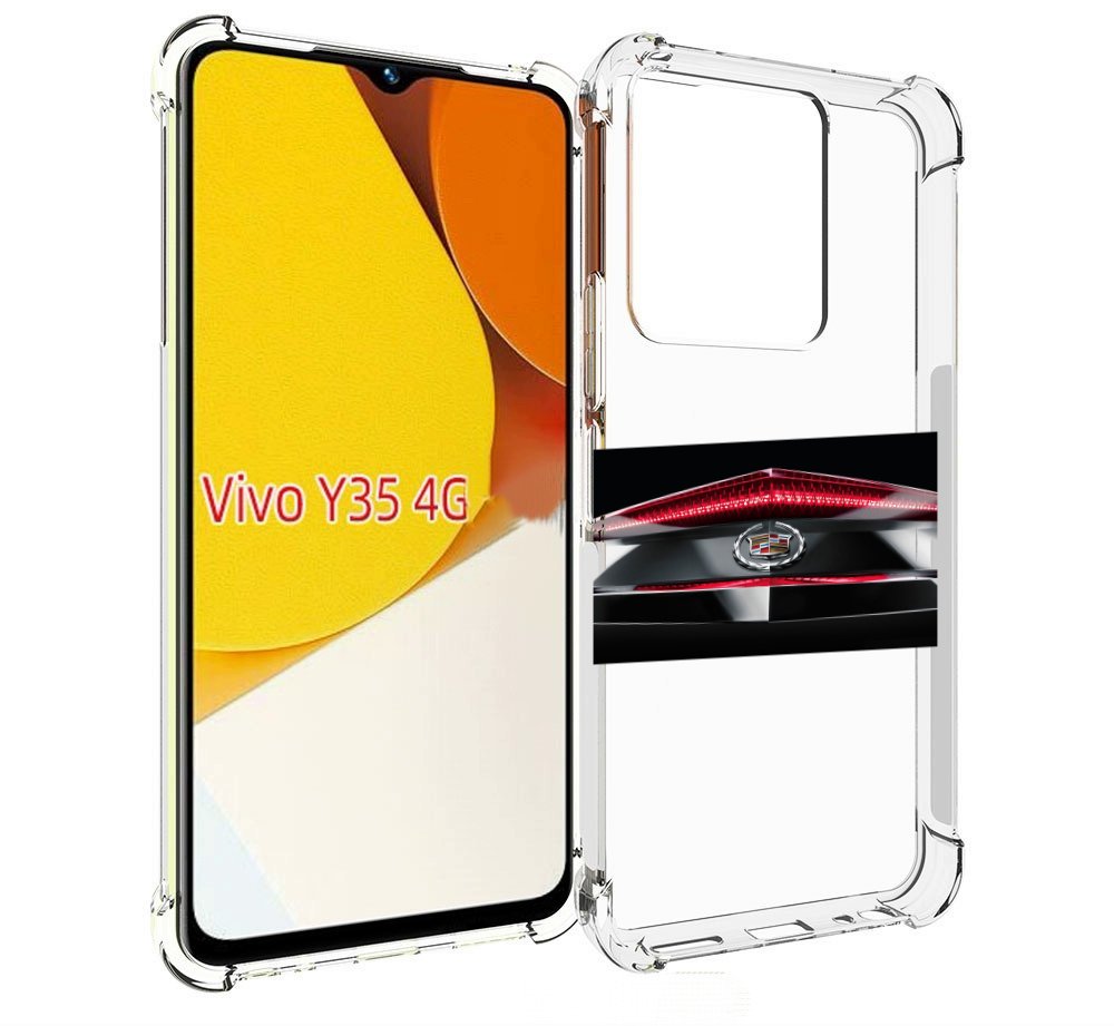 

Чехол MyPads cadillac 3 мужской для Vivo Y35 4G 2022 / Vivo Y22, Прозрачный, Tocco