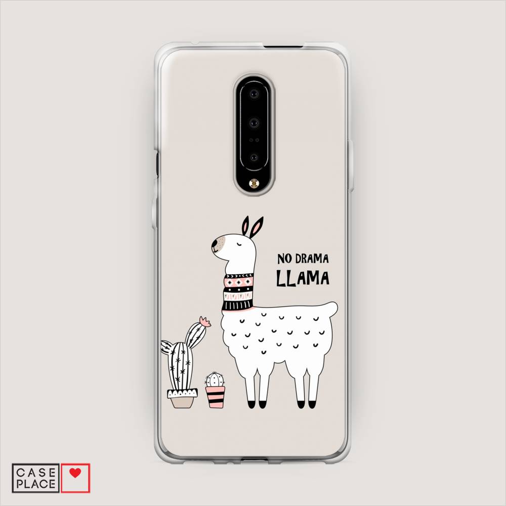 

Чехол Awog на OnePlus 7 Pro / ВанПлас 7 Pro "No drama LLama", Бежевый;серый;белый, 150850-2