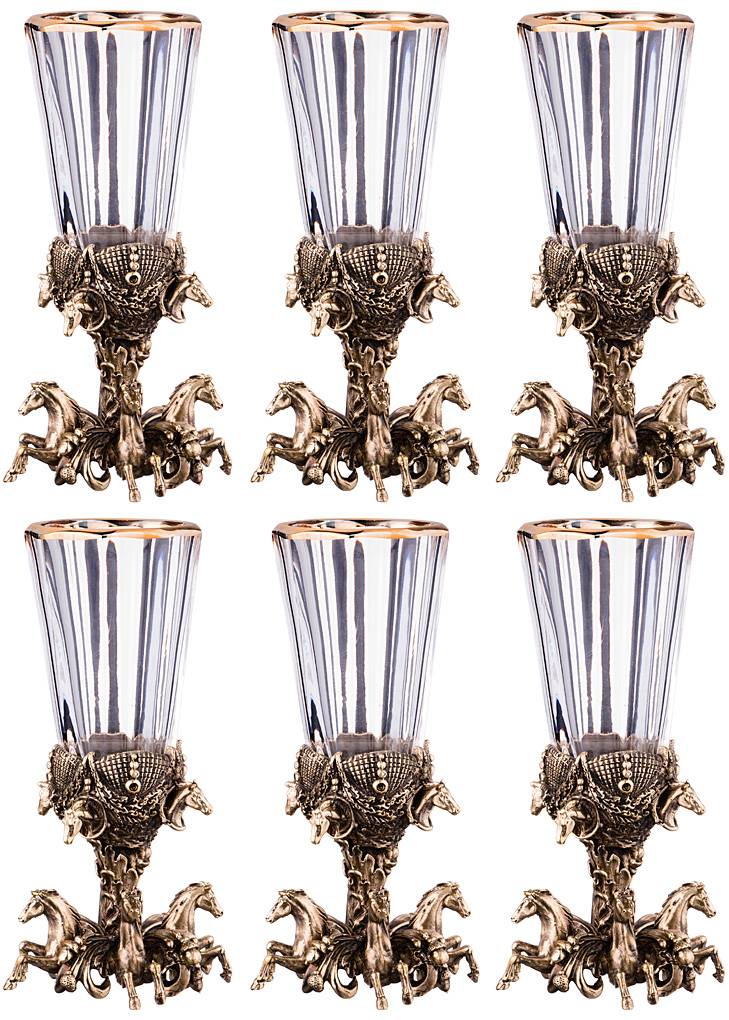 

Набор из 6-Ти Лафитников для Водки Лошади 50 мл., 5499699