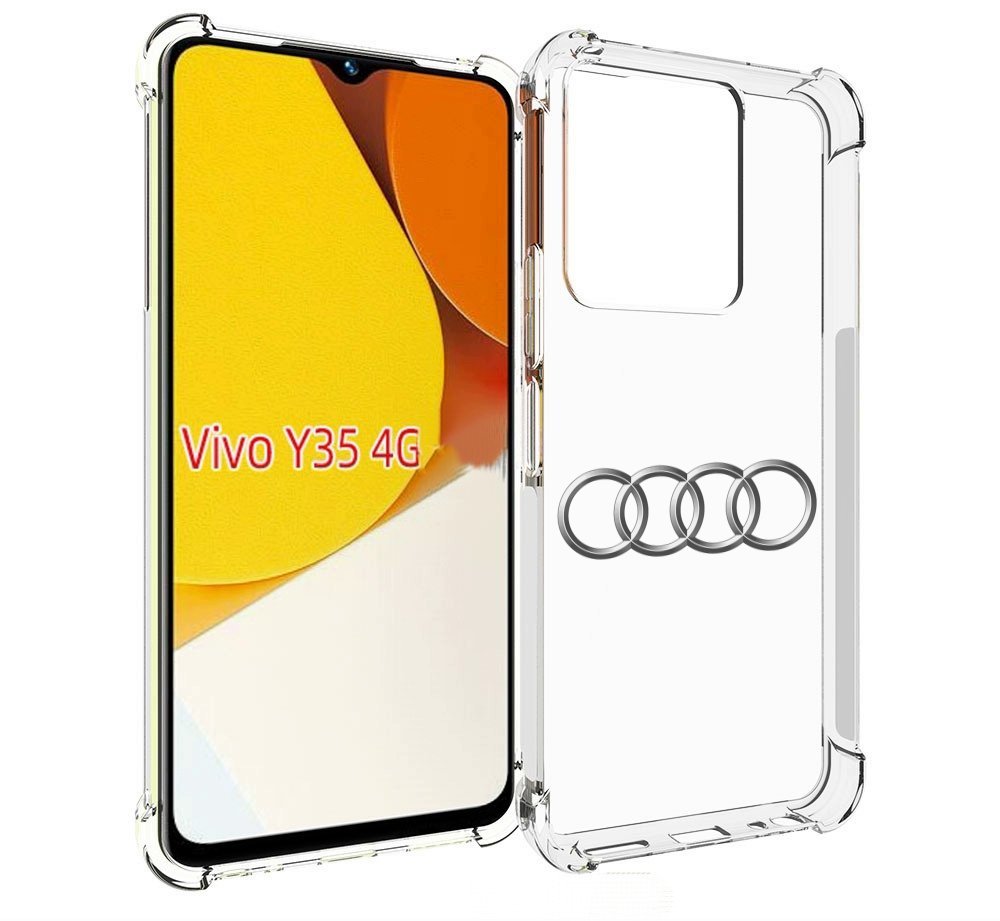

Чехол MyPads audi-7 мужской для Vivo Y35 4G 2022 / Vivo Y22, Прозрачный, Tocco