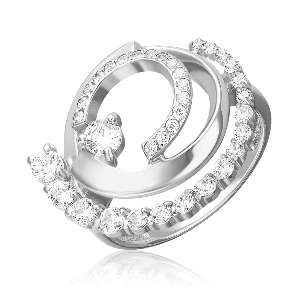 

Кольцо из серебра р.  PLATINA jewelry 01-5700-00-401-0200, фианит, 01-5700-00-401-0200