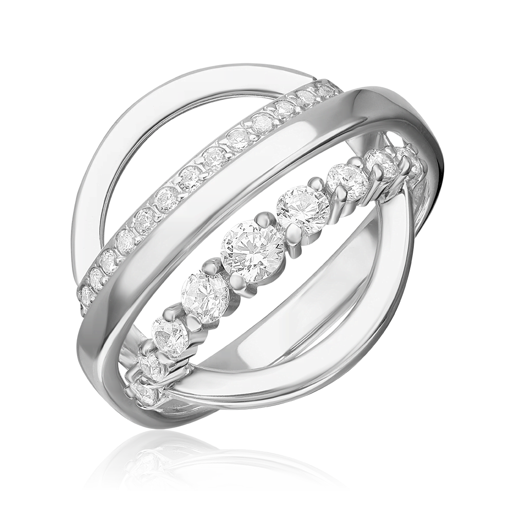 

Кольцо из серебра р.  PLATINA jewelry 01-5697-00-401-0200, фианит, 01-5697-00-401-0200