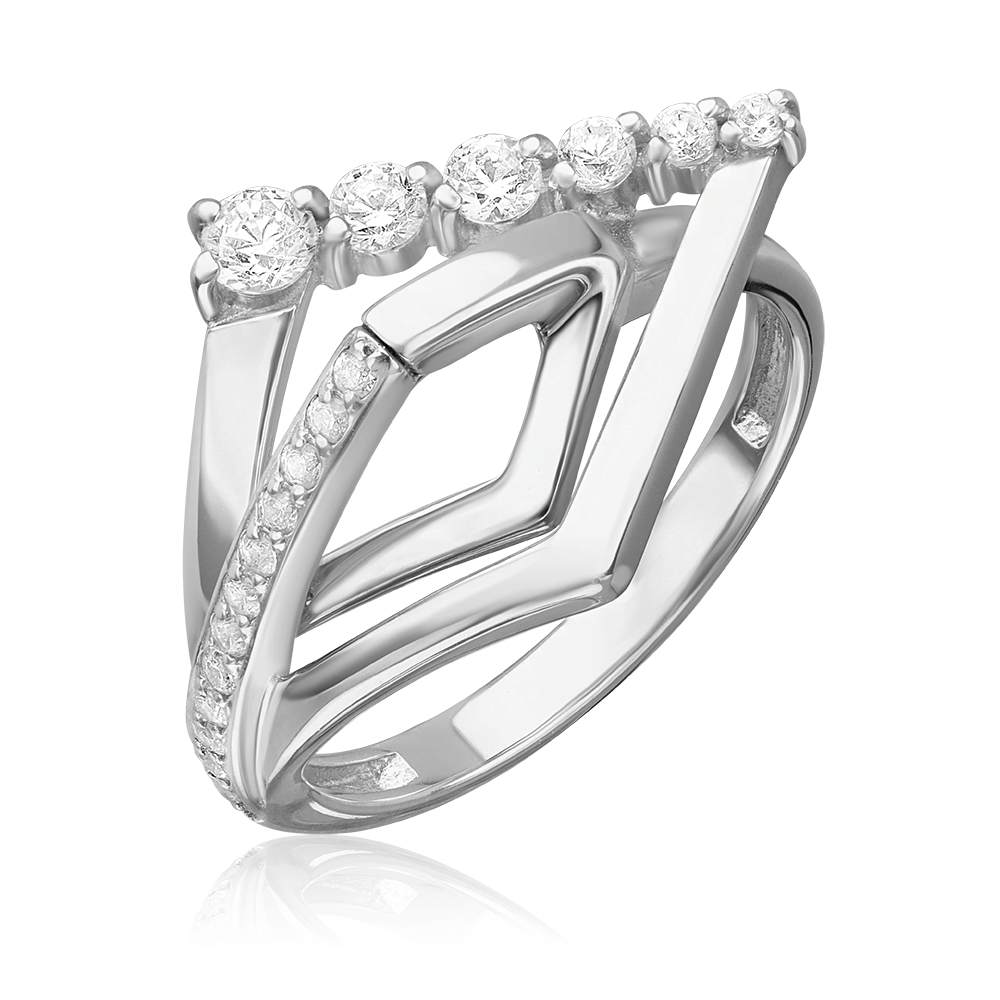 

Кольцо из серебра р., PLATINA jewelry 01-5696-00-401-0200, фианит, 01-5696-00-401-0200