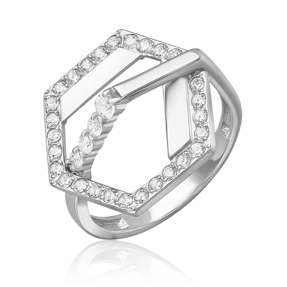 

Кольцо из серебра р. , PLATINA jewelry 01-5695-00-401-0200, фианит, 01-5695-00-401-0200