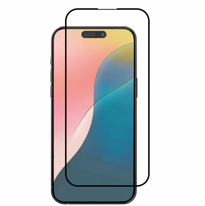 

Защитное стекло uBear Extreme Nano Privacy для iPhone 16 Pro черная рамка