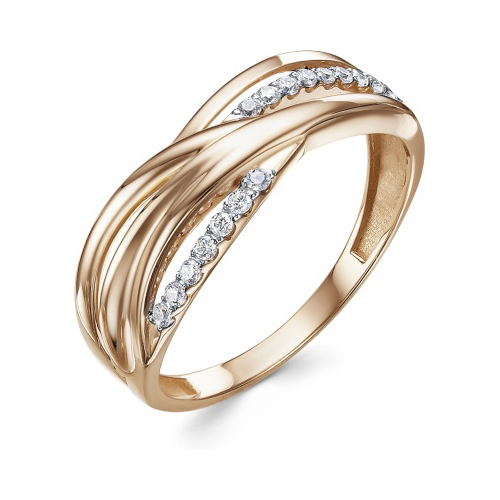 

Кольцо из красного золота с фианитом р. 17,5 Гранат 1.10.11.0831.00-4181, 1.10.11.0831.00-4181