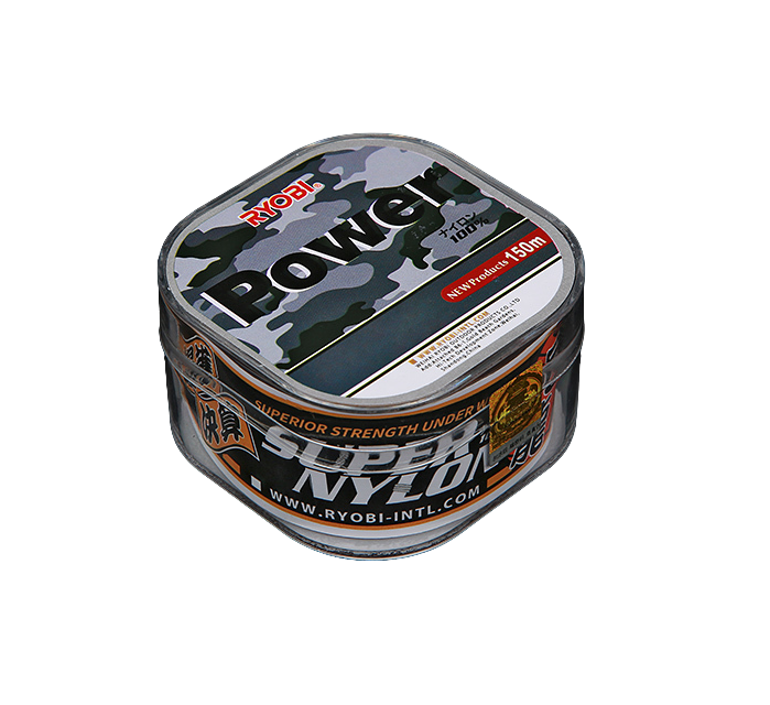 

Лескa для рыбалки RYОBI POWER LINE 150m 0,235mm gray-03, Серый, Nitlon Fierce